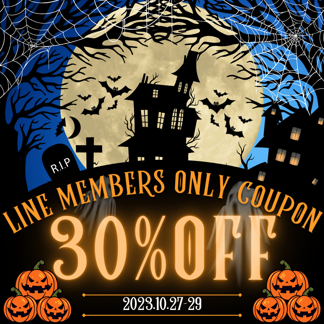 🎃LINEメンバーズ限定👻30％OFFクーポン配信💜 | ABAB UENO（アブアブ