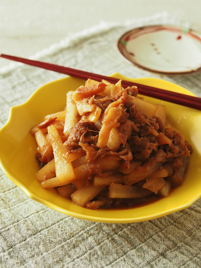 大根とツナのしょうが煮