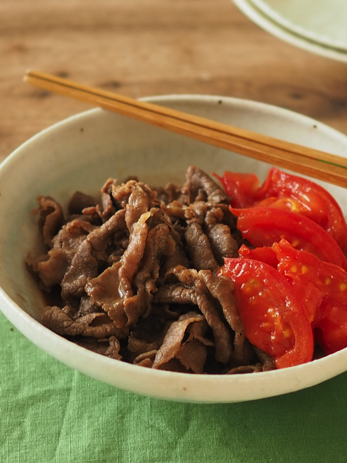 牛肉とトマトのさっと煮