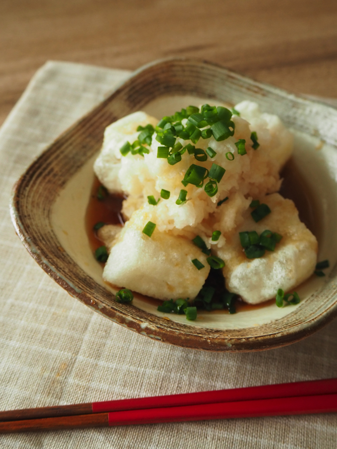 お餅の揚げ出しおろし