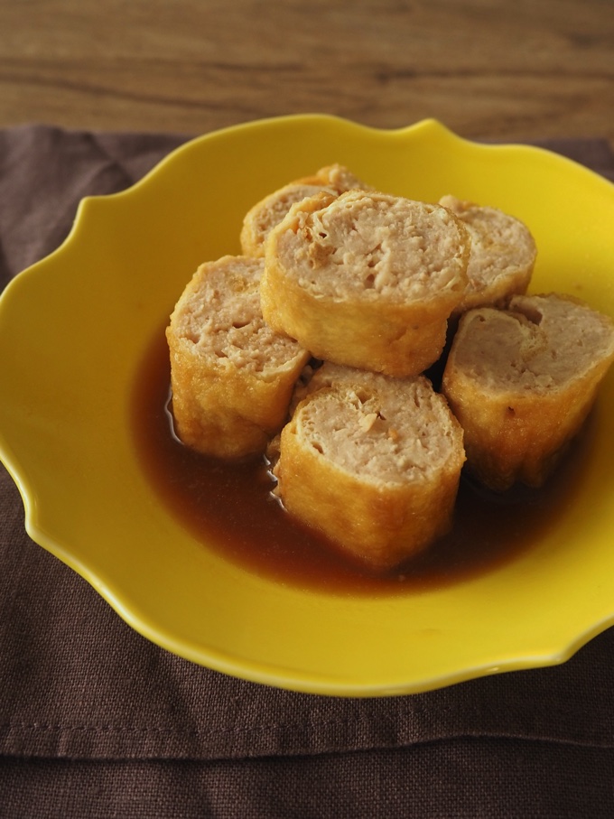 鶏ひき肉の信田煮