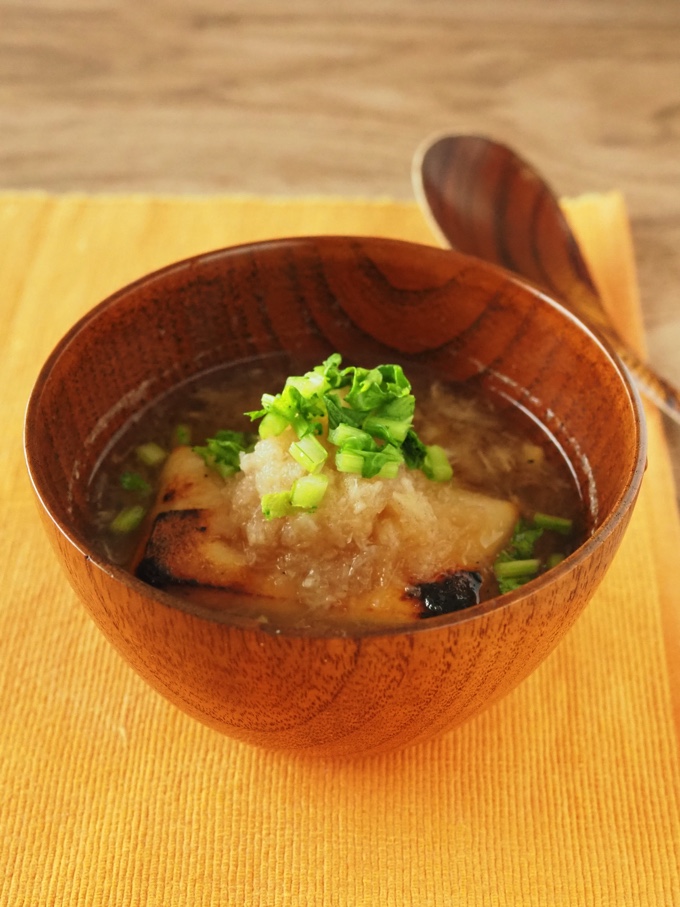 餅入りかぶのすりおろしスープ