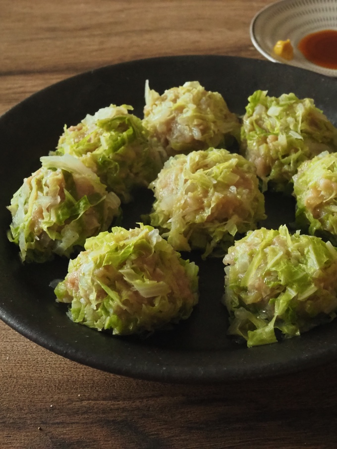 レンジでOK！包まない白菜シュウマイ