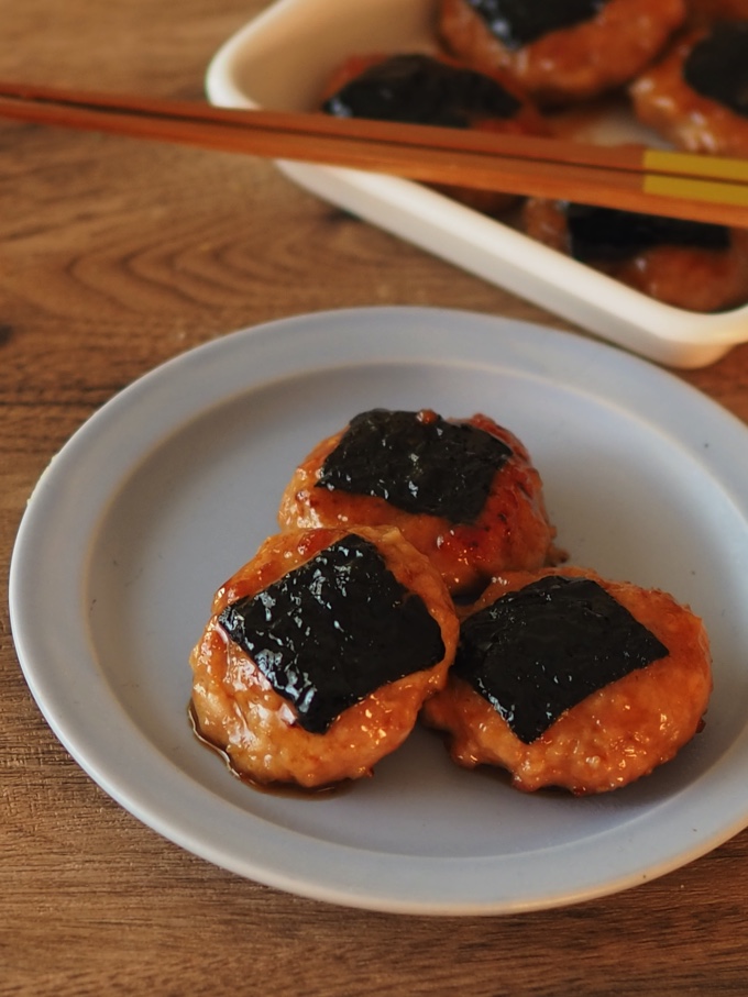 【お弁当おかず】しっとり海苔つくね