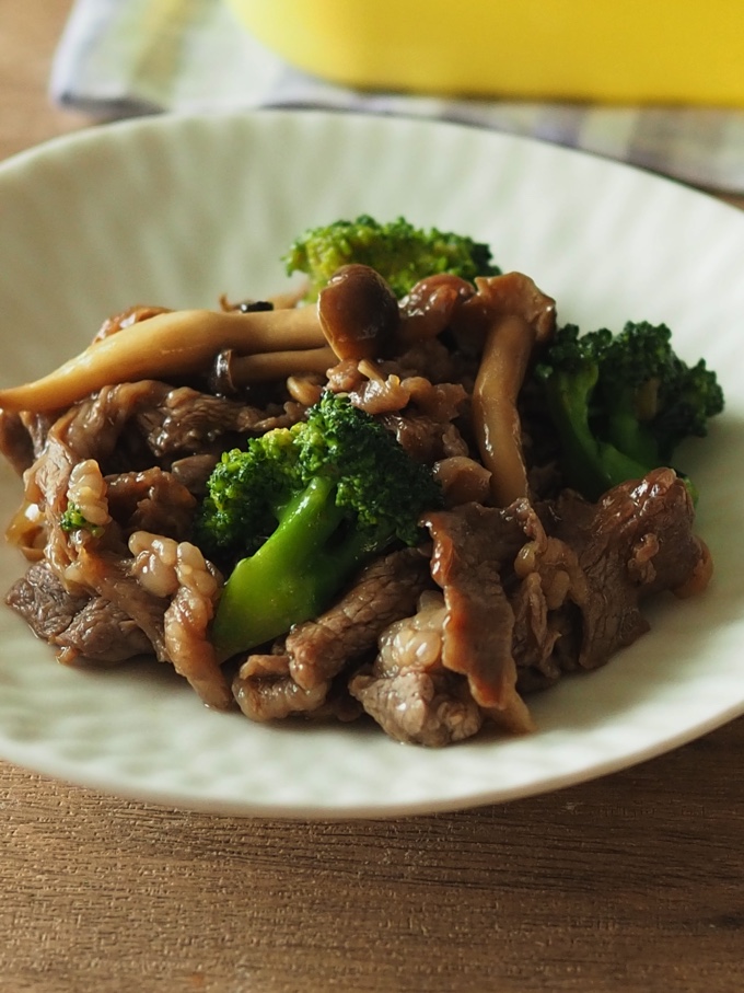 【お弁当おかず】牛肉野菜のオイスター炒め