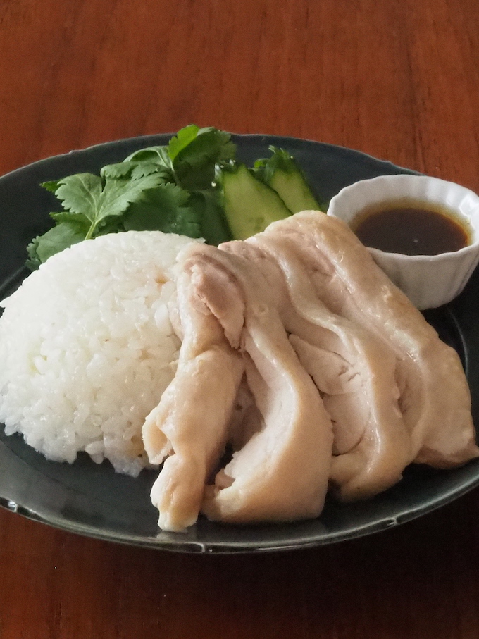 炊飯器でやわらか海南チキンライス