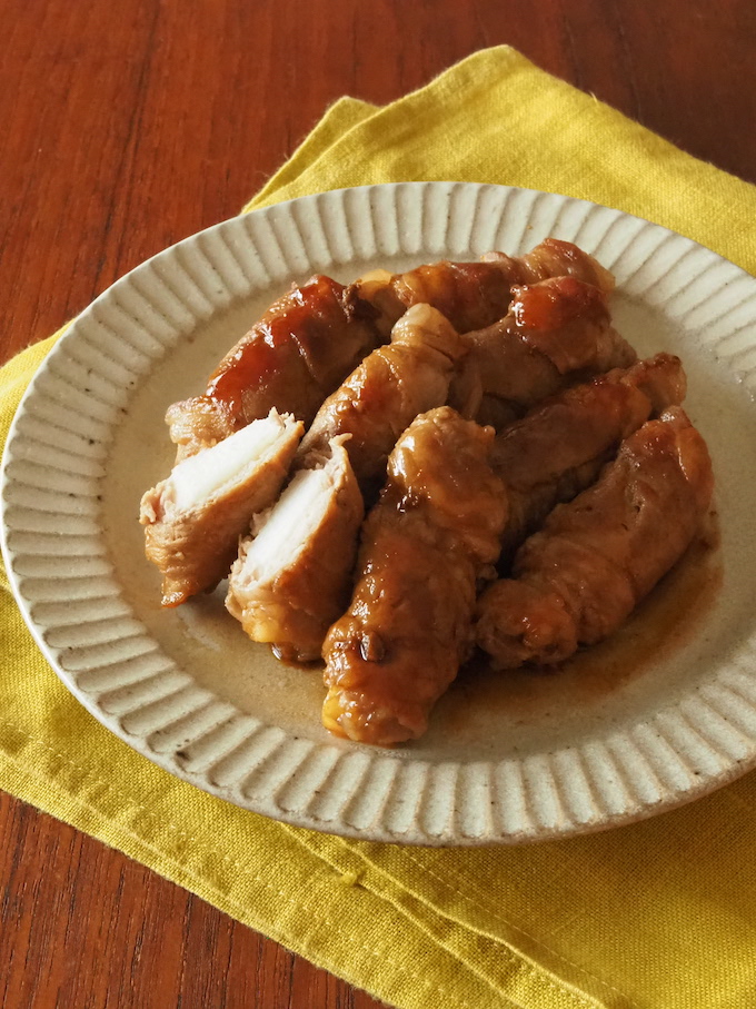 シャキシャキ山芋のゆずこしょう肉巻き