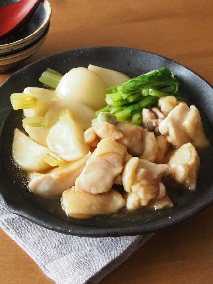 鶏とかぶのほっこり治部煮