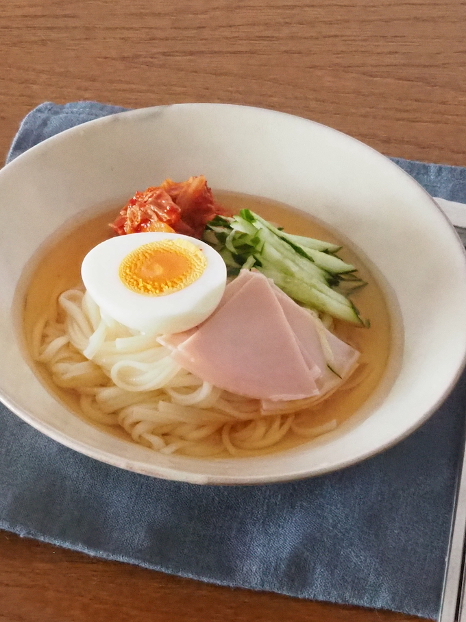 おうちで簡単に！うどんde冷麺