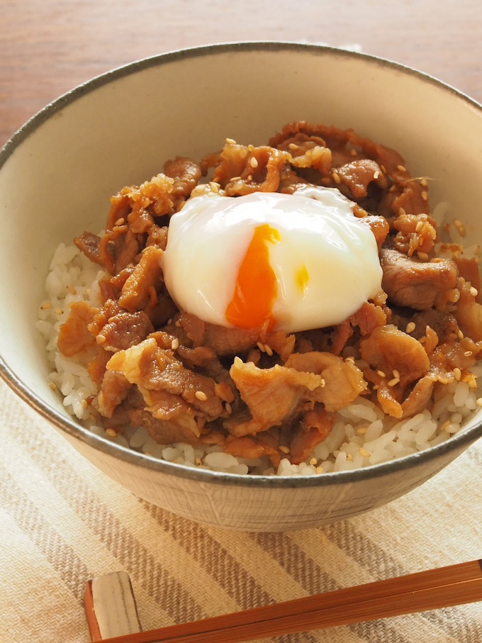 10分で☆豚のしぐれ煮丼