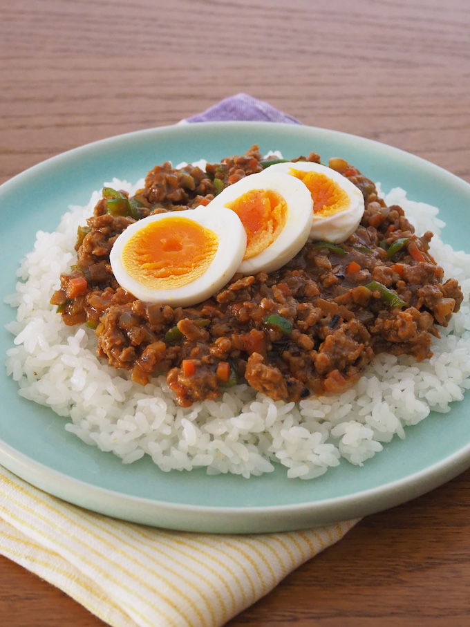 野菜もたっぷり！キーマカレー