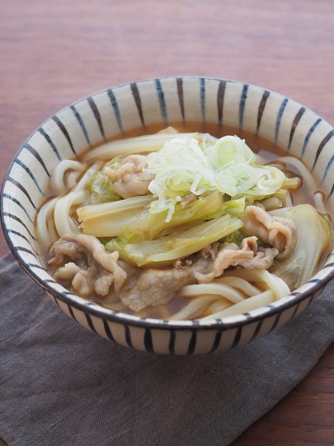 豚こま白菜のあったかとろみうどん